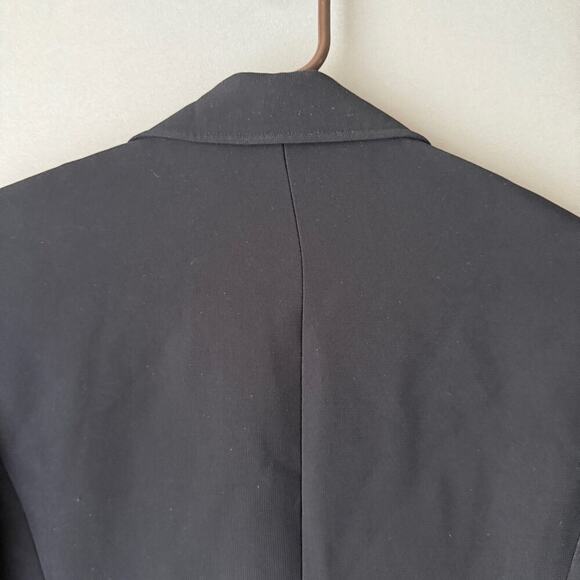 Tahari sz 8 black snap button work career blazer Jacket - Picture 8 of 9